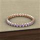 3 - Arria 2.00 mm Tanzanite Eternity Band 
