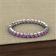 3 - Arria 2.00 mm Amethyst Eternity Band 
