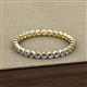 3 - Arria 2.00 mm Iolite Eternity Band 