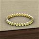3 - Arria 2.00 mm Peridot Eternity Band 