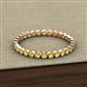 3 - Arria 2.00 mm Yellow Sapphire Eternity Band 