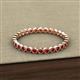 3 - Arria 2.00 mm Ruby Eternity Band 