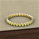3 - Arria 2.00 mm Yellow Diamond Eternity Band 