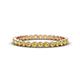1 - Arria 2.00 mm Yellow Diamond Eternity Band 