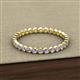 3 - Arria 2.00 mm Tanzanite Eternity Band 