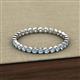 3 - Arria 2.00 mm Aquamarine Eternity Band 