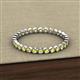 3 - Arria 2.00 mm Yellow Diamond Eternity Band 