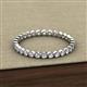 3 - Arria 2.00 mm White Sapphire Eternity Band 