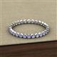 3 - Arria 2.00 mm Tanzanite Eternity Band 