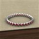 3 - Arria 2.00 mm Ruby Eternity Band 