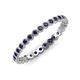 4 - Arria 2.00 mm Blue Sapphire Eternity Band 