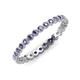 4 - Arria 2.00 mm Iolite Eternity Band 