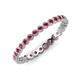 4 - Arria 2.00 mm Ruby Eternity Band 