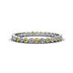 1 - Arria 2.00 mm Citrine and Diamond Eternity Band 