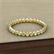 3 - Arria 2.00 mm Yellow and White Diamond Eternity Band 