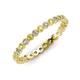 4 - Arria 2.00 mm Yellow and White Diamond Eternity Band 