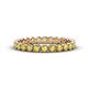 1 - Arria 2.40 mm Yellow Diamond Eternity Band 