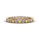 1 - Arria 2.40 mm Yellow and White Diamond Eternity Band 