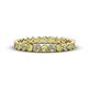 1 - Arria 2.40 mm Peridot and Diamond Eternity Band 