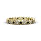 1 - Arria 2.40 mm Black and White Diamond Eternity Band 