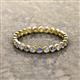 2 - Arria 2.40 mm Iolite and Diamond Eternity Band 
