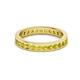 3 - Celina 2.40 mm Round Yellow Sapphire Eternity Band 