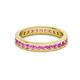 3 - Celina 2.40 mm Round Pink Sapphire Eternity Band 