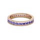 3 - Celina 2.40 mm Round Tanzanite Eternity Band 