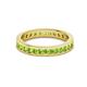 3 - Celina 2.40 mm Round Peridot Eternity Band 