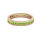 3 - Celina 2.40 mm Round Peridot Eternity Band 