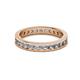 3 - Celina 2.40 mm Round Diamond Eternity Band 