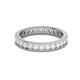 3 - Celina 2.40 mm Round White Sapphire Eternity Band 