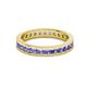 3 - Celina 2.40 mm Round Tanzanite Eternity Band 