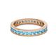 3 - Celina 2.40 mm Round Blue Topaz Eternity Band 