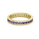 3 - Celina 2.40 mm Round Iolite Eternity Band 