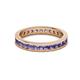 3 - Celina 2.40 mm Round Iolite Eternity Band 