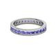 3 - Celina 2.40 mm Round Tanzanite Eternity Band 