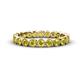 1 - Arria 2.70 mm Yellow Diamond Eternity Band 