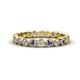 1 - Arria 2.70 mm Iolite and Diamond Eternity Band 