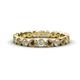 1 - Arria 2.70 mm Smoky Quartz and Diamond Eternity Band 