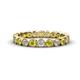 1 - Arria 2.70 mm Yellow and White Diamond Eternity Band 