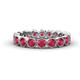 1 - Arria 3.00 mm Ruby Eternity Band 