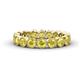 1 - Arria 3.00 mm Yellow Diamond Eternity Band 