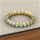 2 - Arria 2.70 mm Peridot and Diamond Eternity Band 