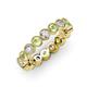 3 - Arria 3.00 mm Peridot and Diamond Eternity Band 