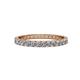 1 - Audrey 2.70 mm Diamond U Prong Eternity Band 