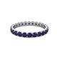 3 - Audrey 3.00 mm Blue Sapphire U Prong Eternity Band 