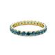 3 - Audrey 3.00 mm London Blue Topaz U Prong Eternity Band 