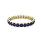 3 - Audrey 3.00 mm Blue Sapphire U Prong Eternity Band 