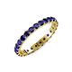4 - Audrey 3.00 mm Blue Sapphire U Prong Eternity Band 